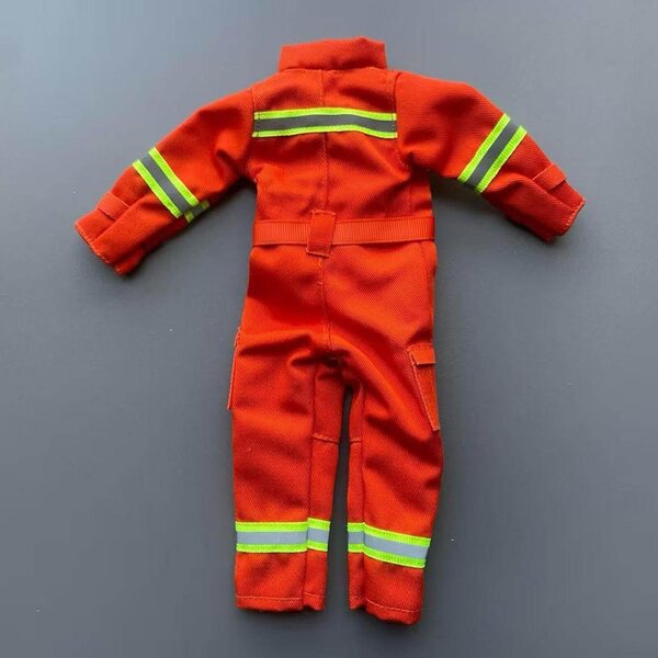 Kleidung für 1/6 Actionfigur. Realistischer Feuerwehranzug für männliche Puppen