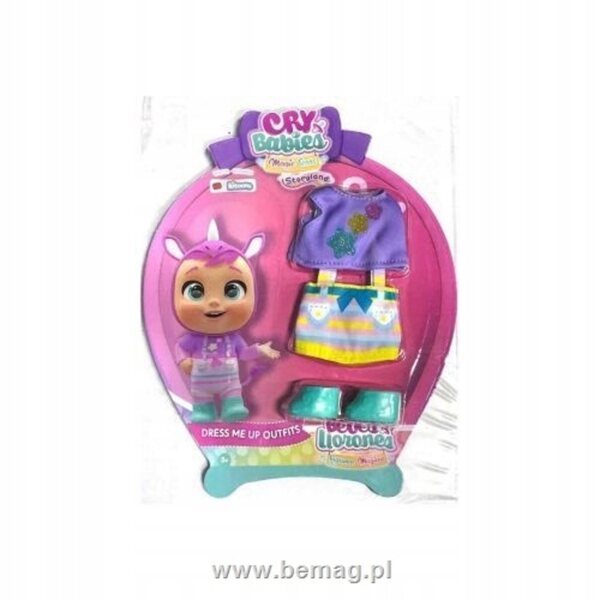 Cry Babies Kleid mit Sternen für Puppen – Original IMC Toys Kleidung