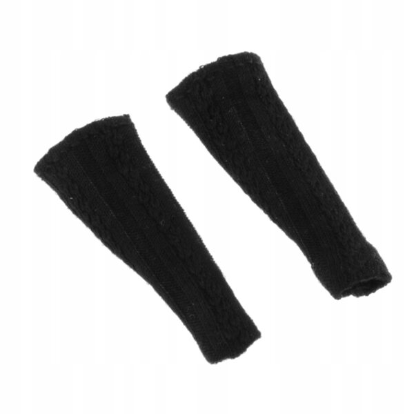Calze Lunghe Nere per Figure 1/12 – Accessori per Bambole 6 Pollici