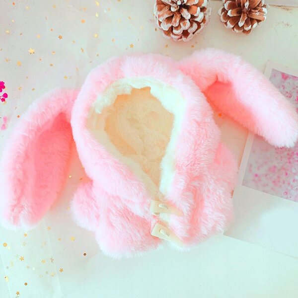 Cappotti di peluche, vestiti fatti a mano per bambole da 20 cm: eleganti e facili da indossare