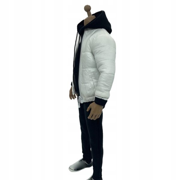 Kleidung für 1:6 männliche Figuren: Baumwolljacke, Sweatshirt und Hose
