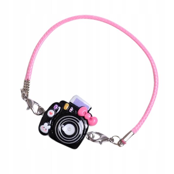 Miniatura Mini Fotocamera Accessorio per Bambole 15-17 cm Nero Resistente