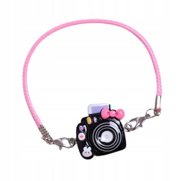 Miniatura Mini Fotocamera Accessorio per Bambole 15-17 cm Nero Resistente