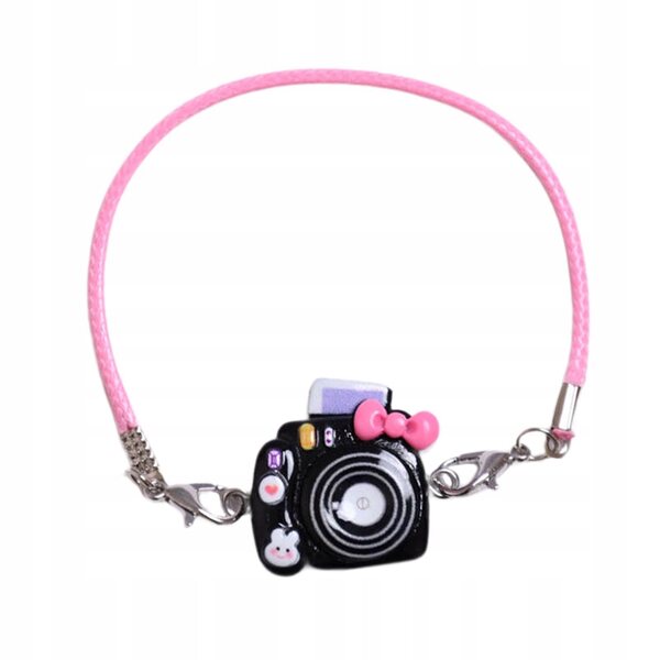 Miniatura Mini Fotocamera Accessorio per Bambole 15-17 cm Nero Resistente