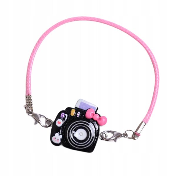 Miniatura Mini Fotocamera Accessorio per Bambole 15-17 cm Nero Resistente