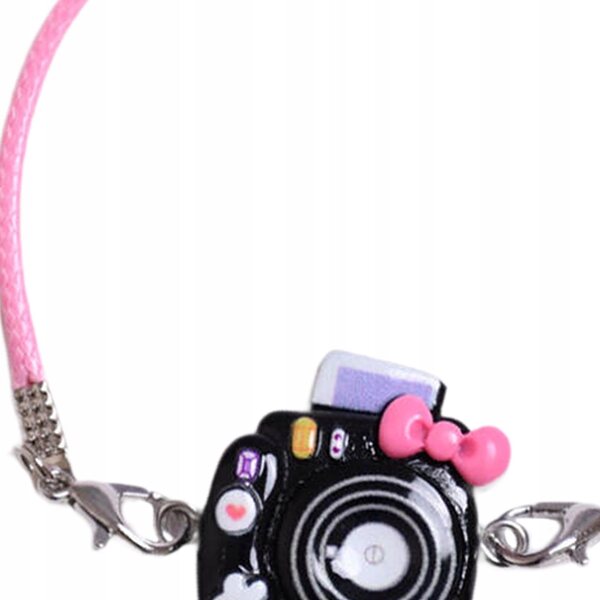 Miniatura Mini Fotocamera Accessorio per Bambole 15-17 cm Nero Resistente