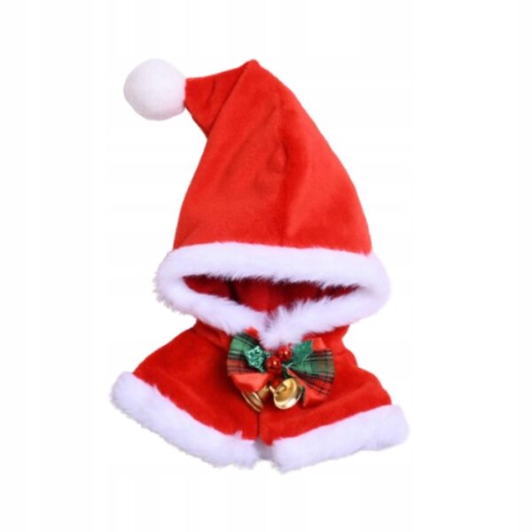 Peleryna con cappuccio in tessuto per bambole da 15-17 cm, idea regalo bambini