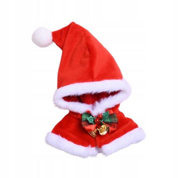 Peleryna con cappuccio in tessuto per bambole da 15-17 cm, idea regalo bambini