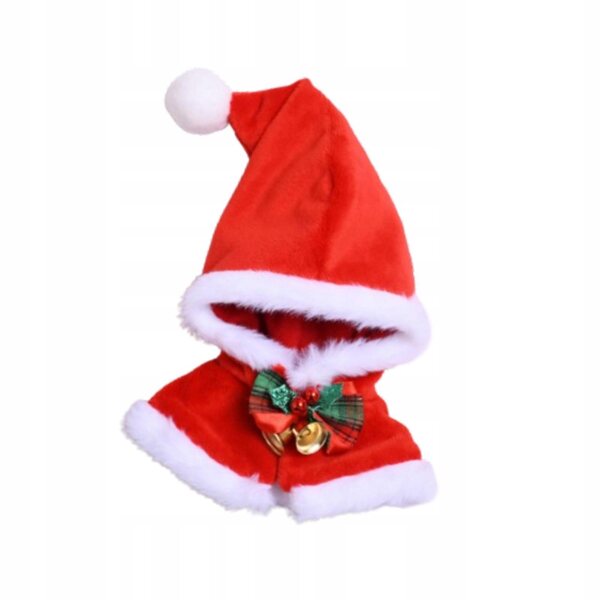 Peleryna con cappuccio in tessuto per bambole da 15-17 cm, idea regalo bambini