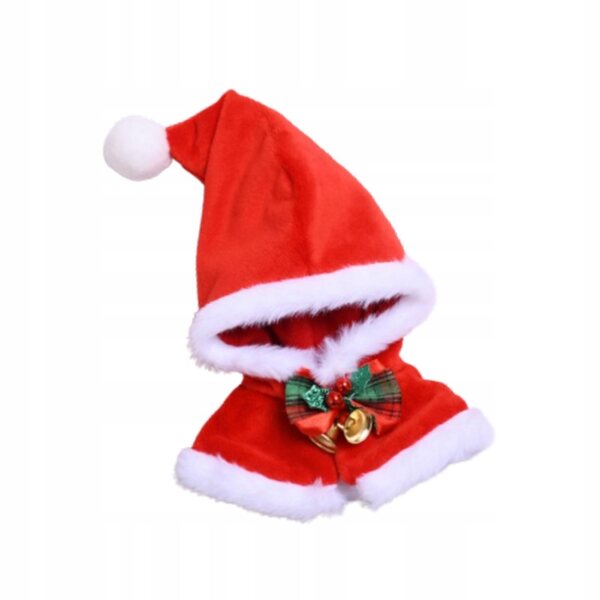 Peleryna con cappuccio in tessuto per bambole da 15-17 cm, idea regalo bambini
