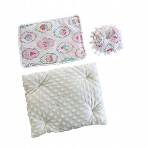 Komplettes Set aus 3-teiligem Puppenleinen aus weichem Stoff