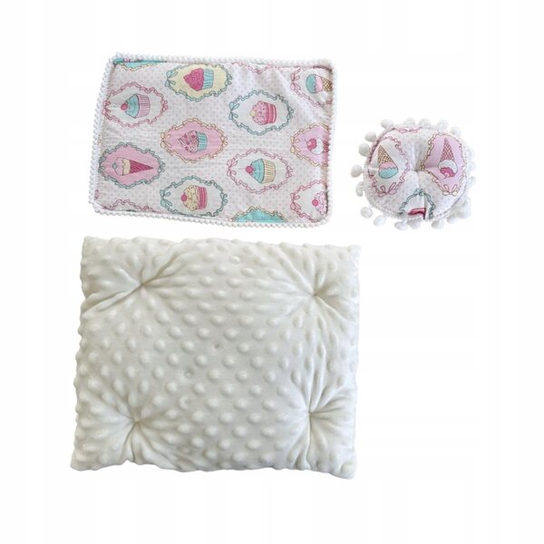Komplettes Set aus 3-teiligem Puppenleinen aus weichem Stoff