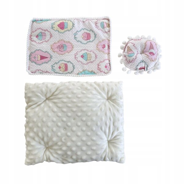 Komplettes Set aus 3-teiligem Puppenleinen aus weichem Stoff