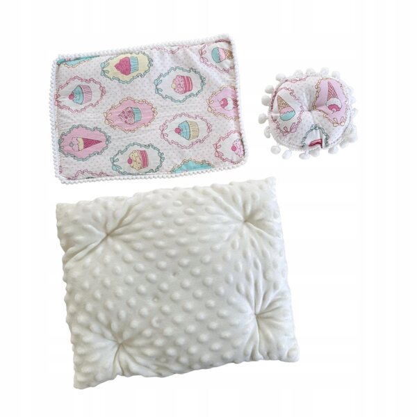 Komplettes Set aus 3-teiligem Puppenleinen aus weichem Stoff