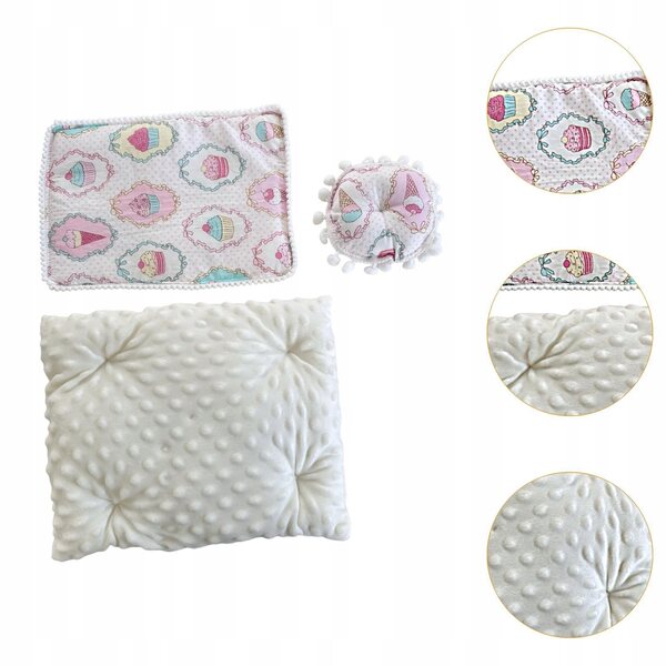 Komplettes Set aus 3-teiligem Puppenleinen aus weichem Stoff