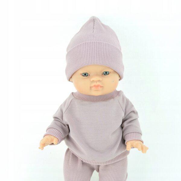 Cappellino lavanda per bambole Miniland 38 cm, Paola Reina e Minikane 34 cm