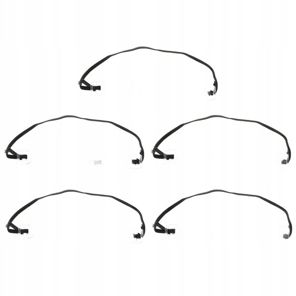 Occhialini Neri Mini per Bambole Set da 5 Accessori per Dress-up