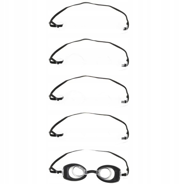 Occhialini Neri Mini per Bambole Set da 5 Accessori per Dress-up