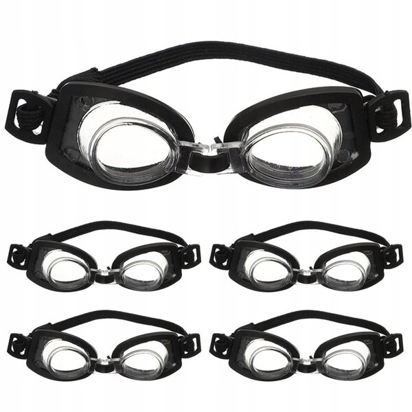 Occhialini Neri Mini per Bambole Set da 5 Accessori per Dress-up