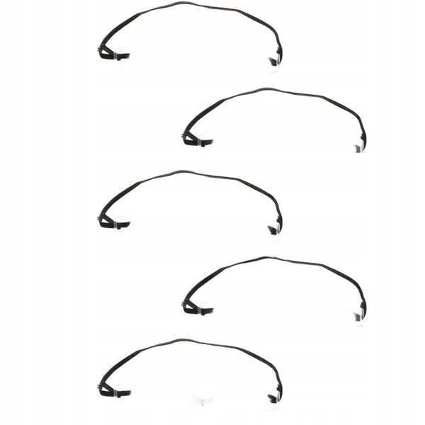 Occhialini Neri Mini per Bambole Set da 5 Accessori per Dress-up