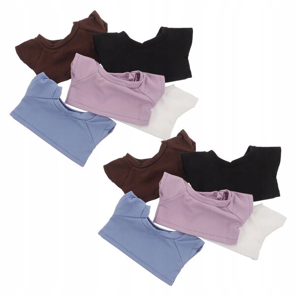 Set 10 capi d'abbigliamento traspirante per bambole e peluche universale
