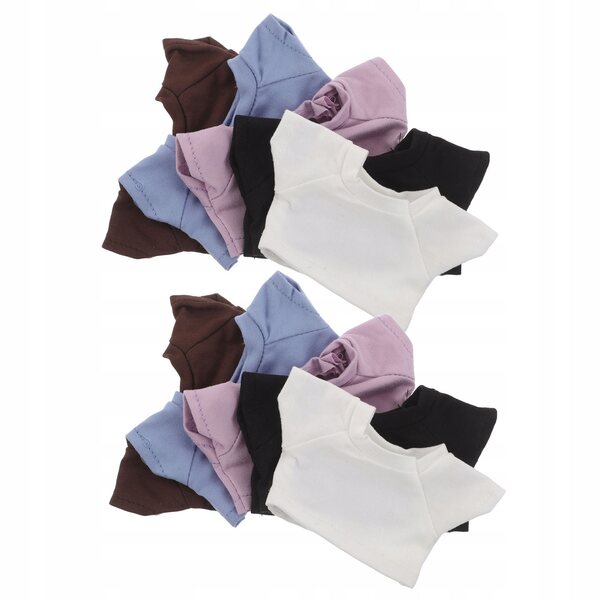 Set 10 capi d'abbigliamento traspirante per bambole e peluche universale