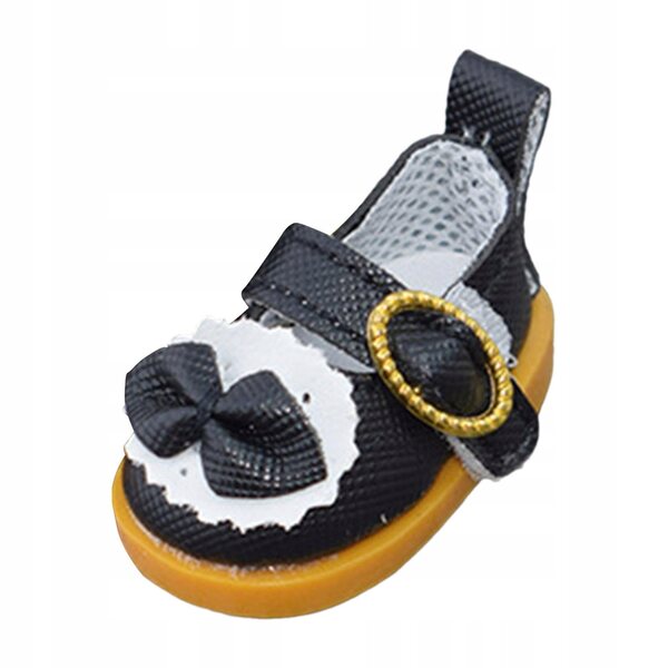 Scarpe di peluche per bambole da principessa, nere - accessori decorativi e per costumi