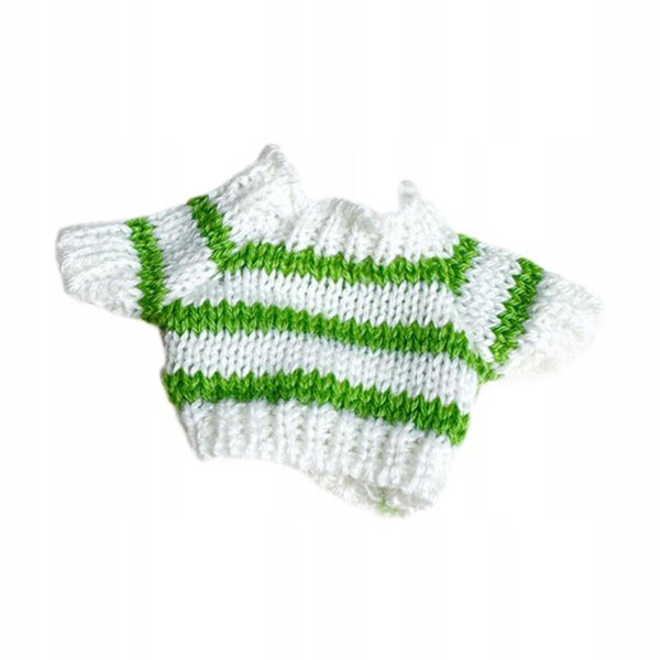 Sweter pluszowy per bambole 15-17 cm moda e comodità morbido facile da cambiare