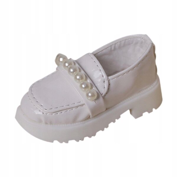 Scarpe con tacco per bambole BJD 1/4 in pelle PU, rosse e alla moda