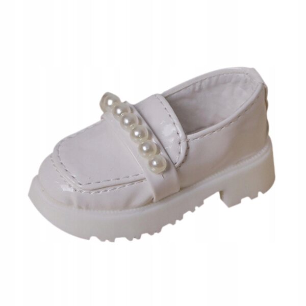 Scarpe con tacco per bambole BJD 1/4 in pelle PU, rosse e alla moda