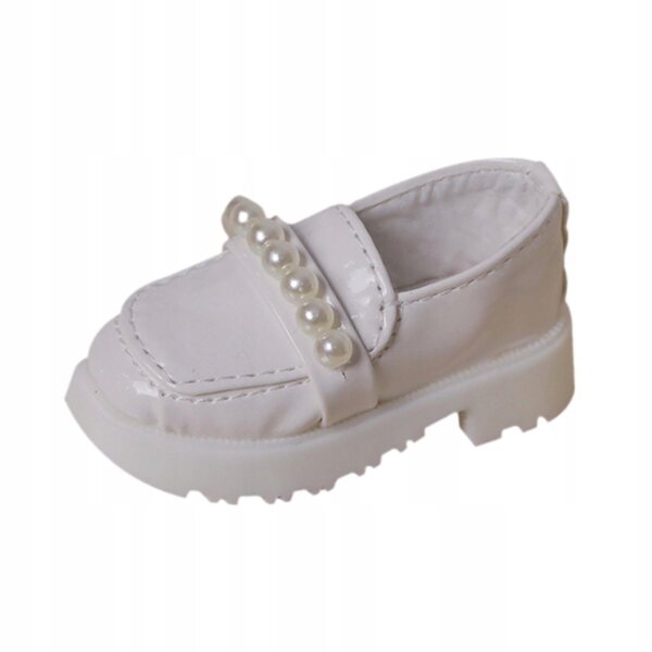 Scarpe con tacco per bambole BJD 1/4 in pelle PU, rosse e alla moda