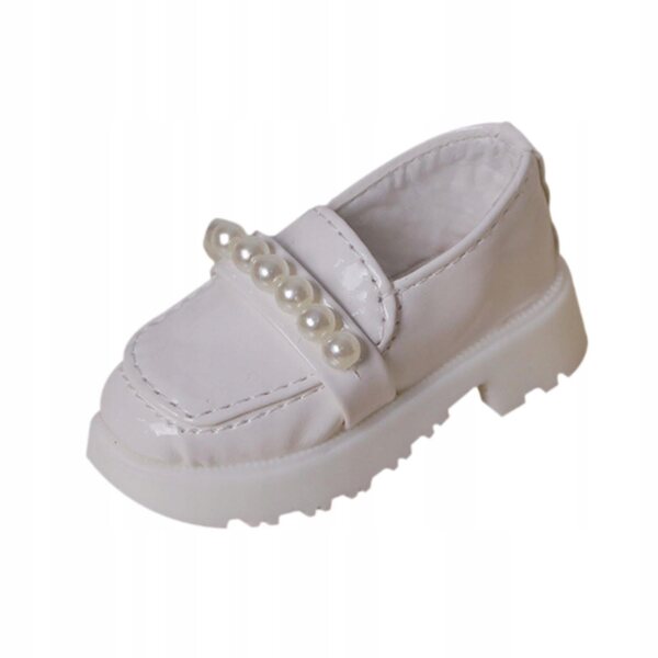 Scarpe con tacco per bambole BJD 1/4 in pelle PU, rosse e alla moda