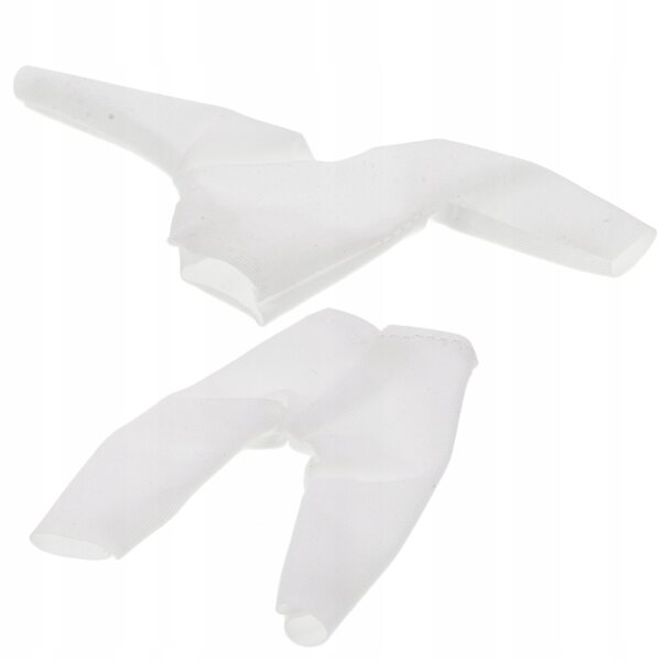 T-shirt bianca antimacchia per bambole OB11, elastica con collo basso