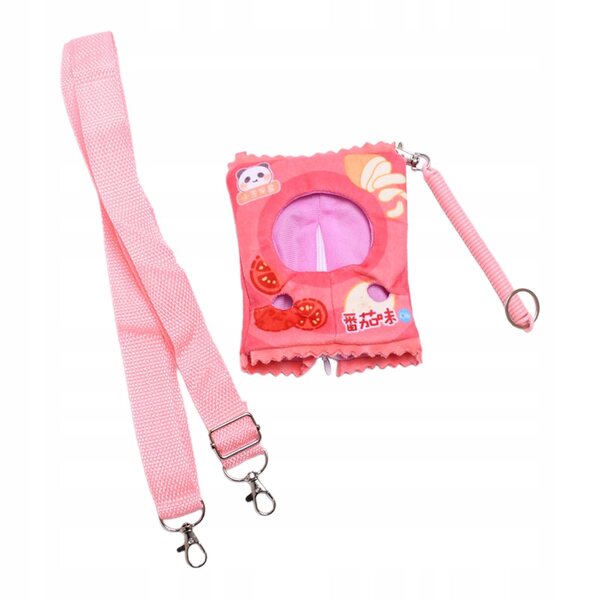 Ciondolo Copricapo per Costume Bambole 17cm in Tessuto Morbido Rosso