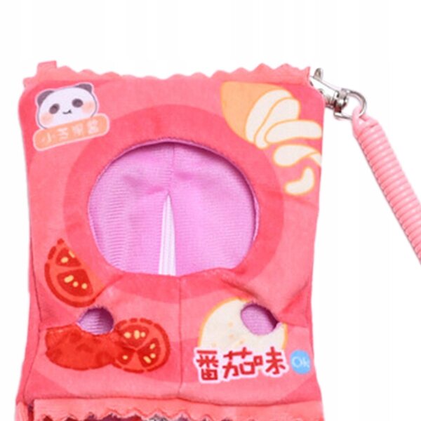 Ciondolo Copricapo per Costume Bambole 17cm in Tessuto Morbido Rosso
