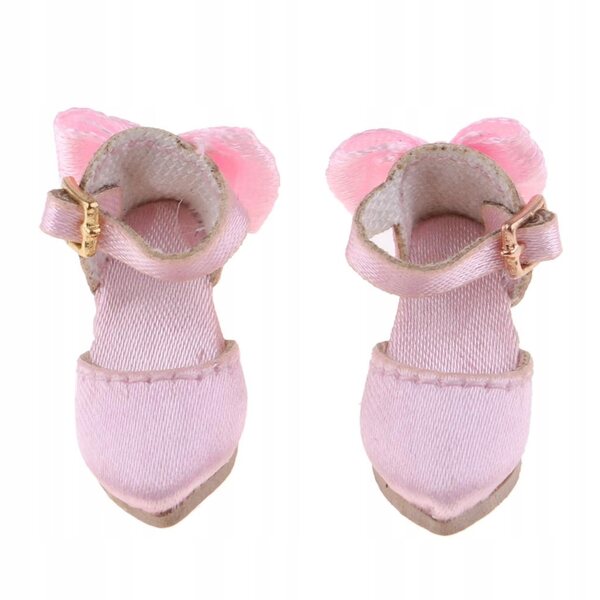 Scarpe con Tacco a Spillo per Bambole 1/6 - Set da 6 Pezzi Fashion Rosa