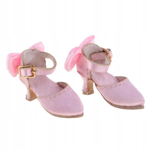 Scarpe con Tacco a Spillo per Bambole 1/6 - Set da 6 Pezzi Fashion Rosa