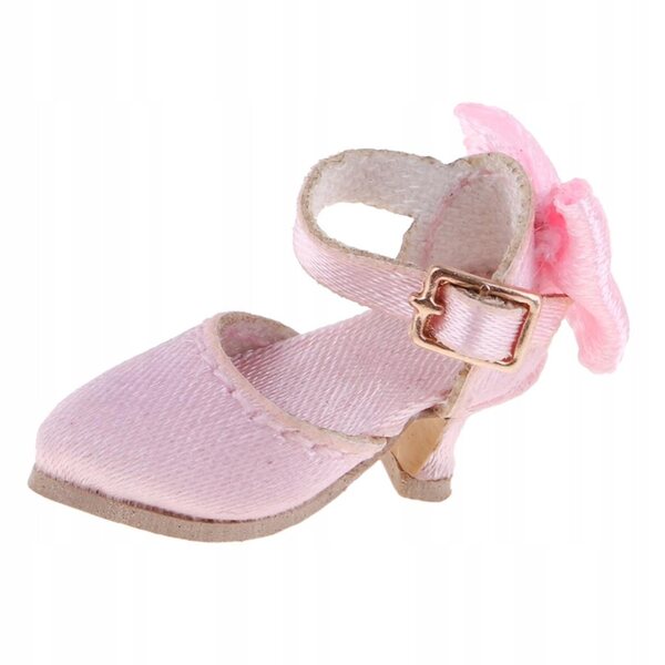 Scarpe con Tacco a Spillo per Bambole 1/6 - Set da 6 Pezzi Fashion Rosa