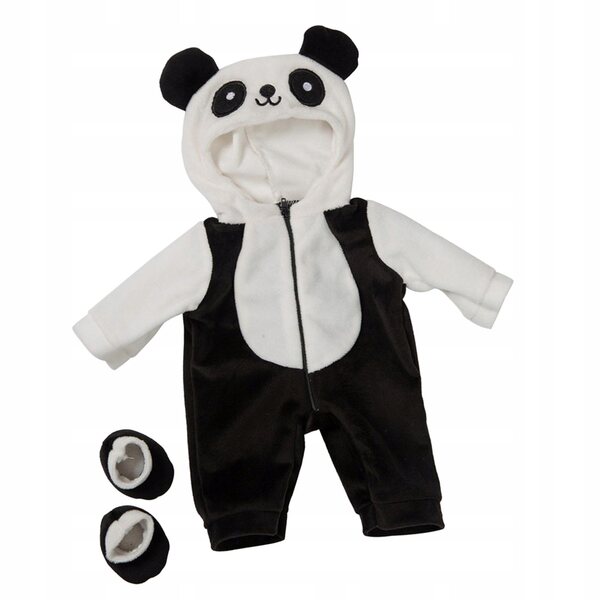 Kleidung für 43 cm große Schwarz-Weiß-Puppen, weiche Kleidung und Accessoires