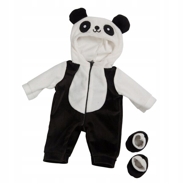 Kleidung für 43 cm große Schwarz-Weiß-Puppen, weiche Kleidung und Accessoires