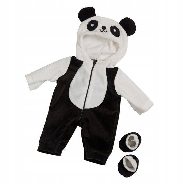 Kleidung für 43 cm große Schwarz-Weiß-Puppen, weiche Kleidung und Accessoires