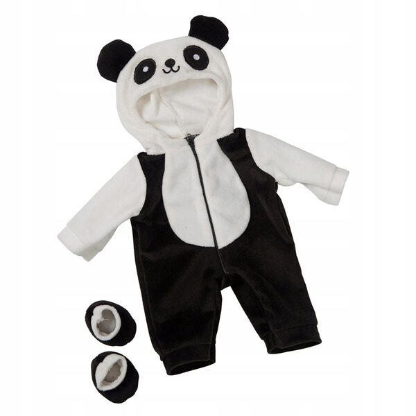 Kleidung für 43 cm große Schwarz-Weiß-Puppen, weiche Kleidung und Accessoires