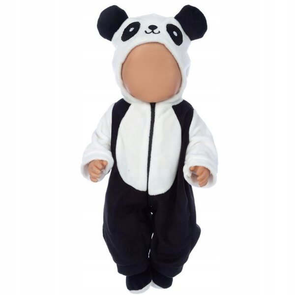 Kleidung für 43 cm große Schwarz-Weiß-Puppen, weiche Kleidung und Accessoires