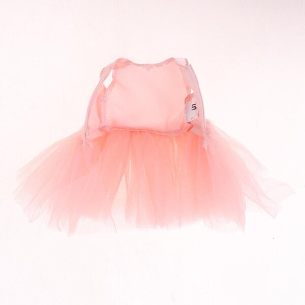 4-lagiges gebürstetes Kleid für 12-Zoll-Puppen – rosa Tanzrock für 1/6 BJD-Puppen
