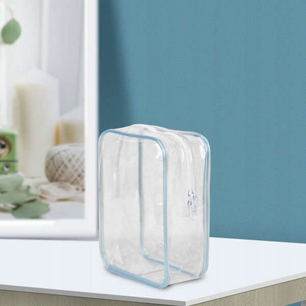 Torba porta miniature blu resistente e antispolvere per bambole e action figures