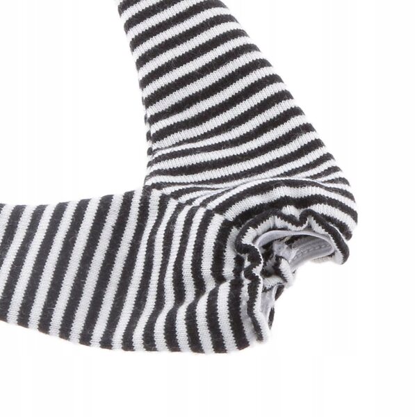 Leggins e calze a righe bianche e nere per bambole 1/6 Blythe e BJD