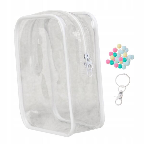Organizer da viaggio per bambole e action figures 15 cm con zip e gancio