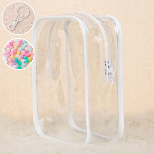 Organizer da viaggio per bambole e action figures 15 cm con zip e gancio