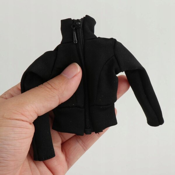 1:6 Yoga-Puppenkleidung für weibliche Figuren, 12 Zoll, Schwarz
