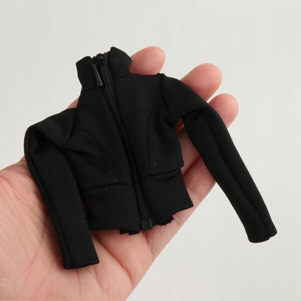 1:6 Yoga-Puppenkleidung für weibliche Figuren, 12 Zoll, Schwarz